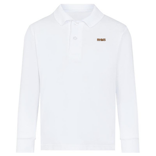 Premium Cotton Long Sleeve Polo - RHM