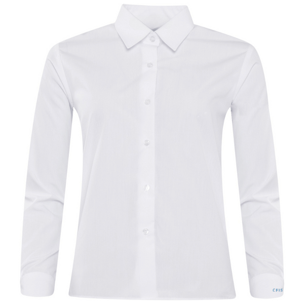 Luxe Cotton Rich Long Sleeve Blouse - CFI