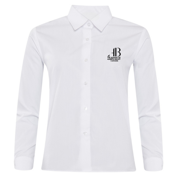 Girls Long Sleeve Formal Blouse - SAB