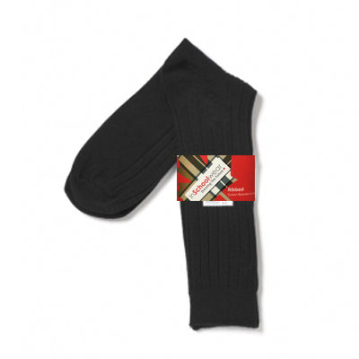 Ribbed Socks Black - ANY