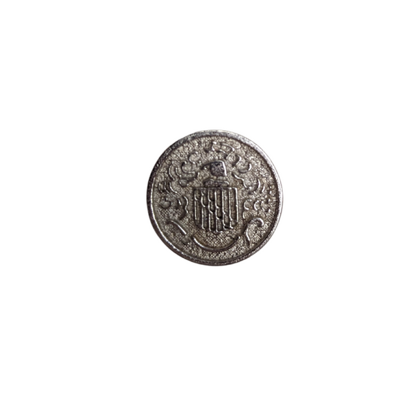 Large Button, Silver Stock - ANY